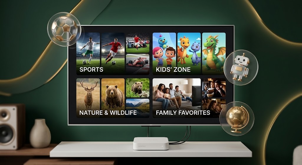 محتوى شامل يناسب جميع أفراد الأسرة​